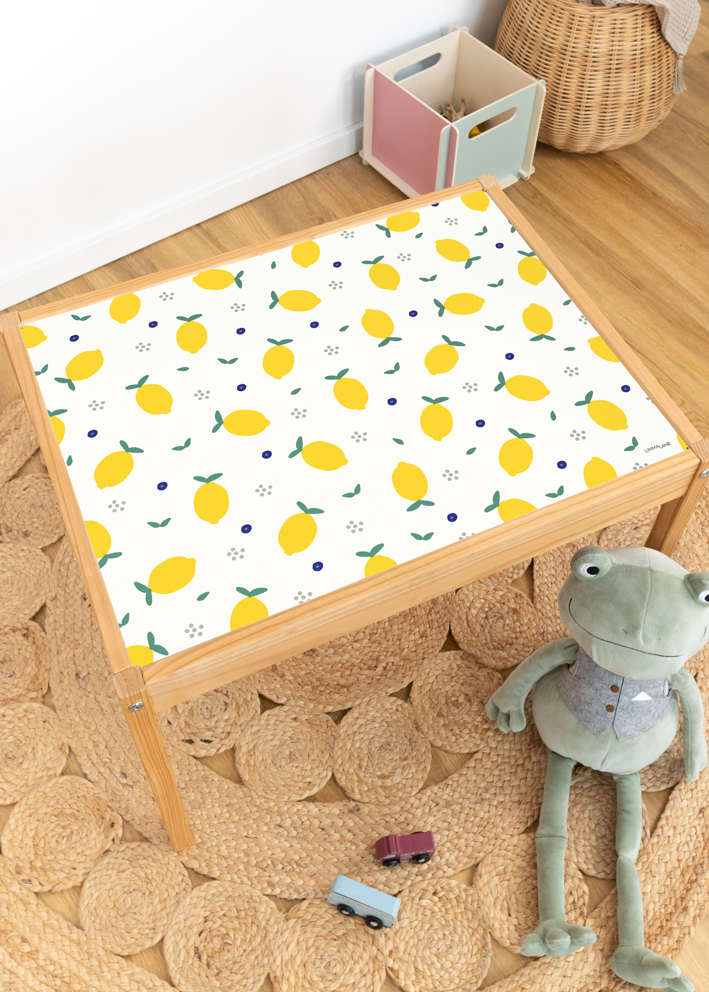 klebefolie ikea laett kindertisch zitronig 0