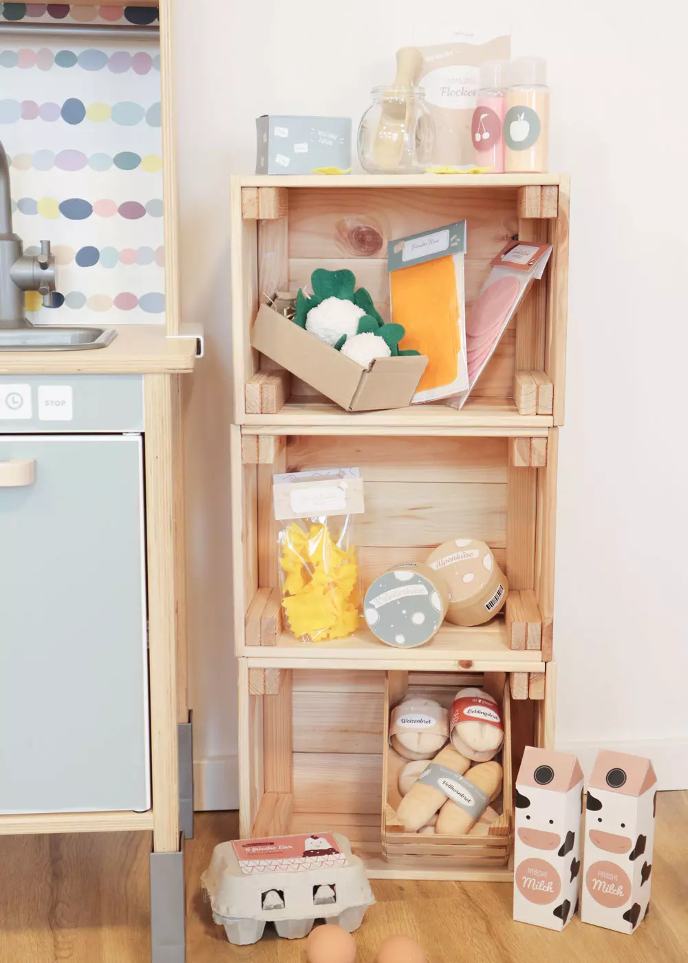 Kinderküche Zubehör Kinderplay Kinderküche, 65-teiliges Küchenset, Kunststoff, Grau, KP3297, Unisex, Für Kleinkinder, PLAY_WORKSTATION, Höhe 93 ,5 Cm, Mit Licht, Wasser, Dampf Und Ton Kinderküche Zubehör Holz