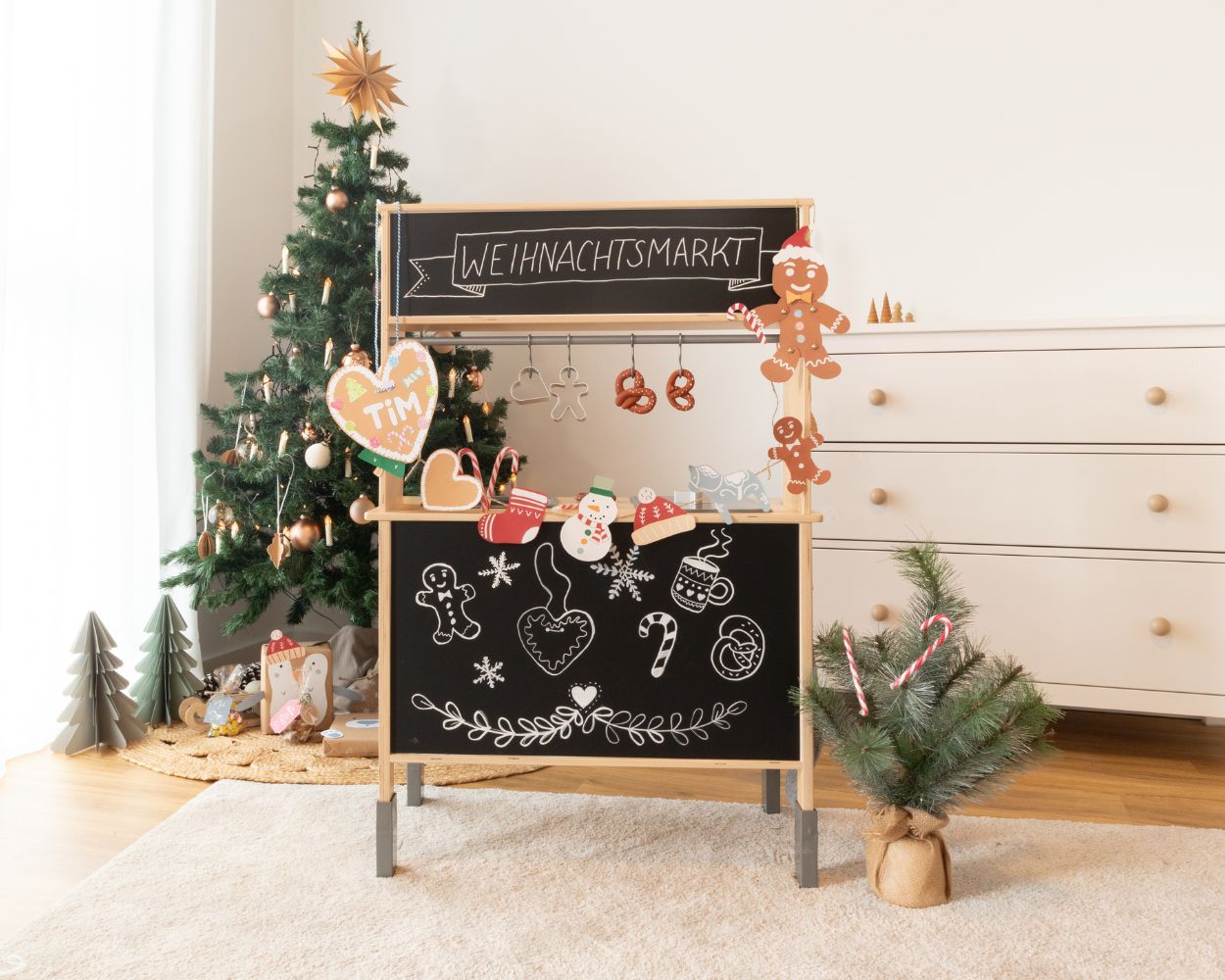 Weihnachtsmarkt im Kinderzimmer