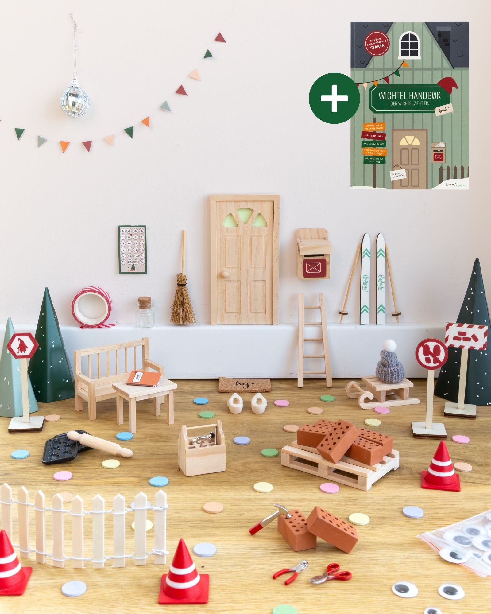 Holzspielzeug, Miniaturhaus, Baukasten, Puppenhaus, Spielzeugwerkstatt