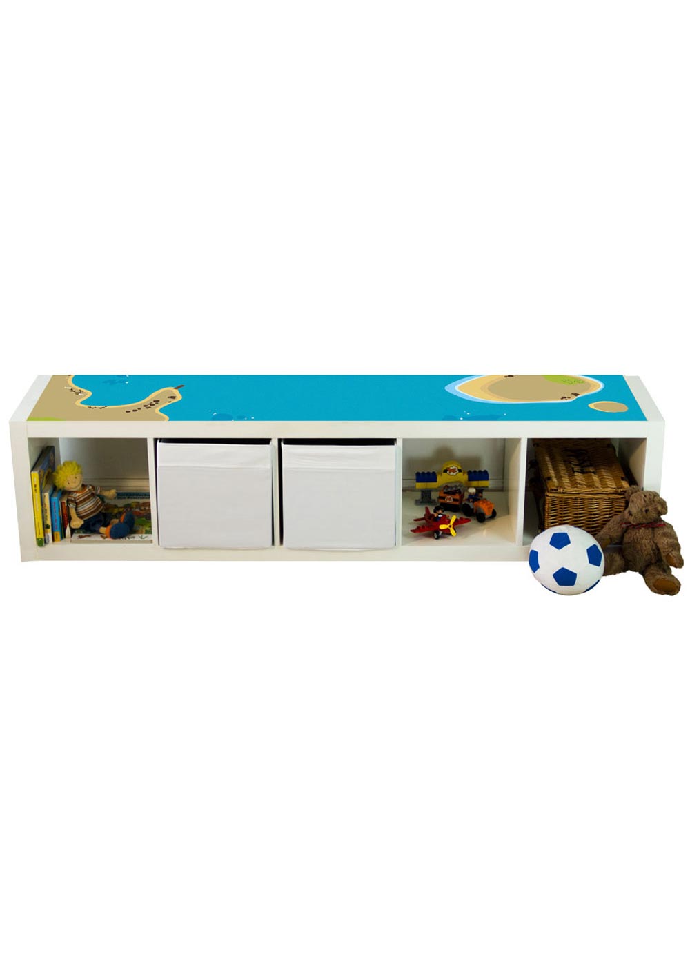 Ikea Kallax Regal Wasserreich 4fach Komplettsicht Spielzeug