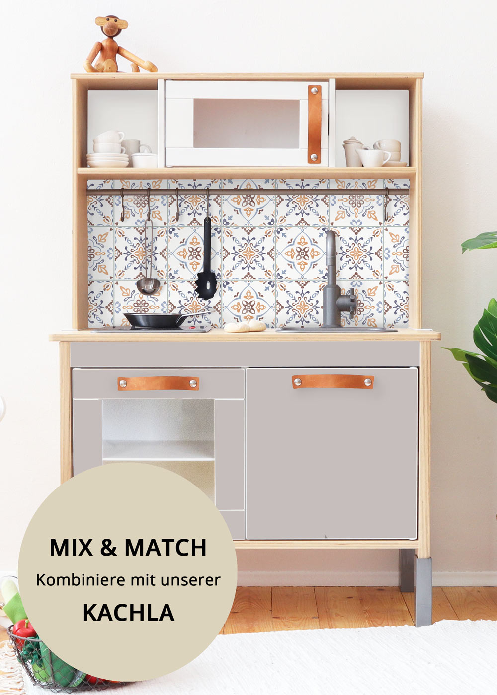 klebefolie ikea duktig kinderkueche frontli taupe 4