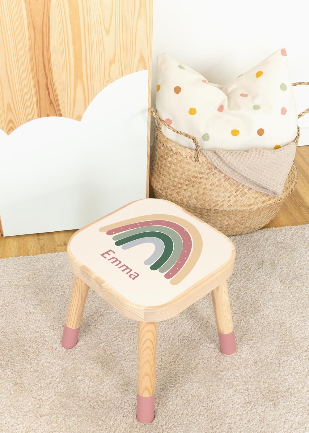klebefolie ikea flisat kinderhocker vielfalt regenbogen 0