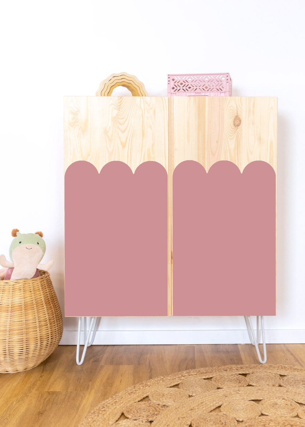 stickerset ikea ivar schrank boogig rosenholz 0