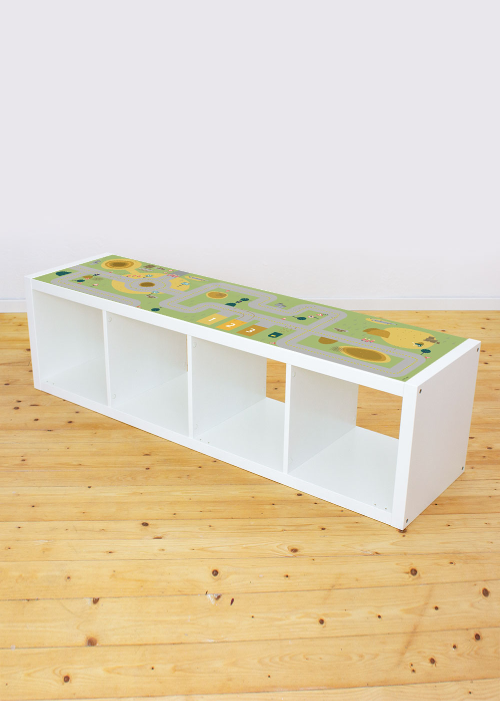 klebefolie ikea kallax regal bauplats 4fach 1