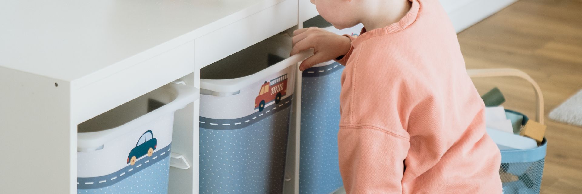 Ordnung im Kinderzimmer Junge