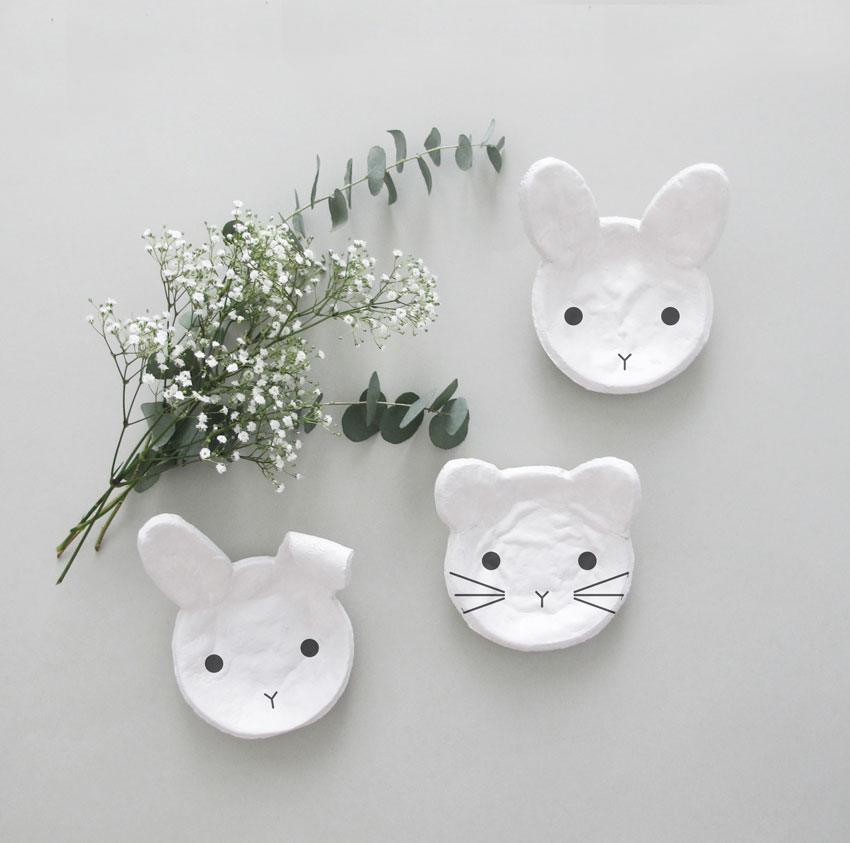 Salzteig Osterschale Salzteig Osterschale