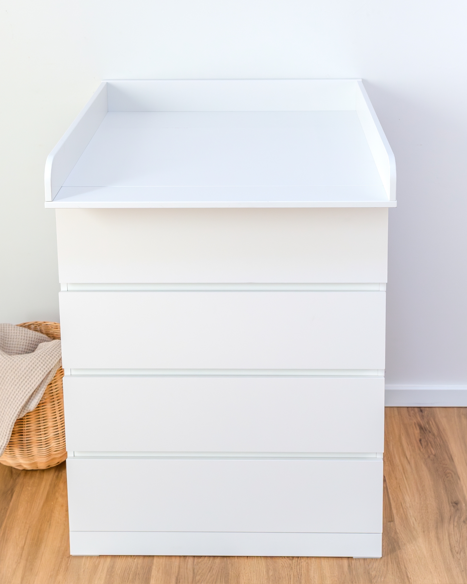 Kommode, Schubladenkasten, weiß, Holzoptik, Schubladen