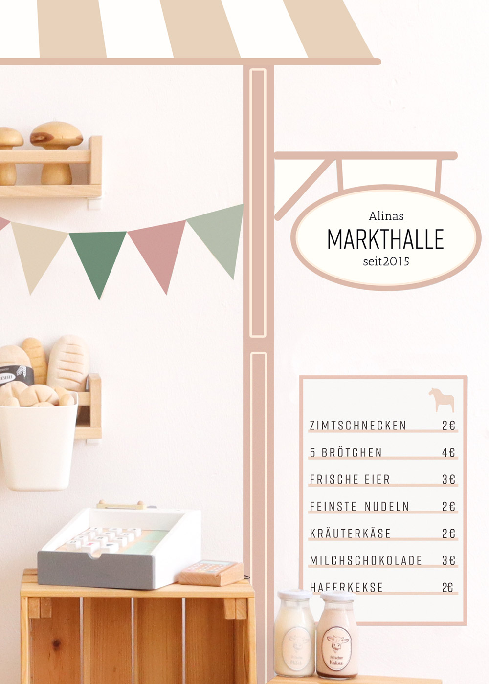 klebefolie diy ikea kaufladen lille bud toffee 1