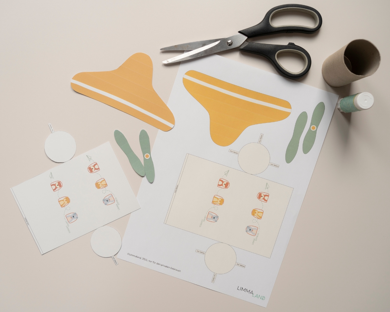 Bastelvorlage für Flieger aus Klopapier Bastelvorlage für Flieger aus Klopapier