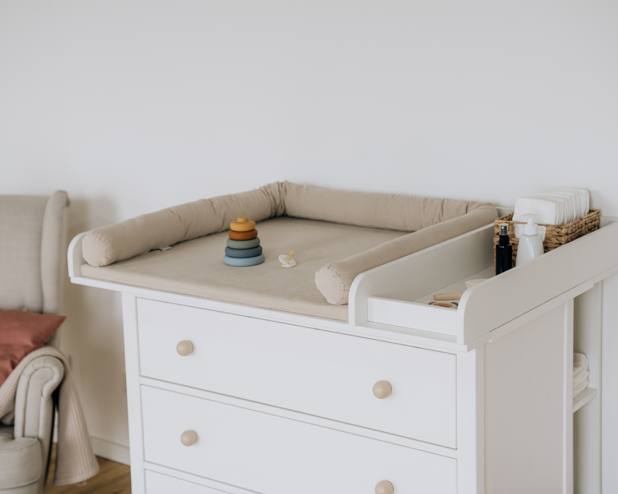 Babyzimmer Deko am Wickeltisch Babyzimmer Deko am Wickeltisch