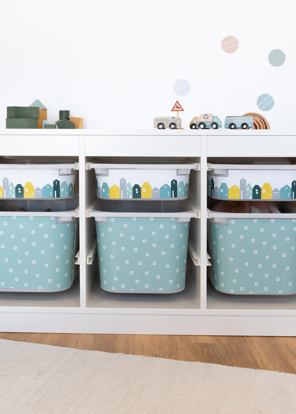 stickerset ikea trofast box klein smastraat 3er set 1