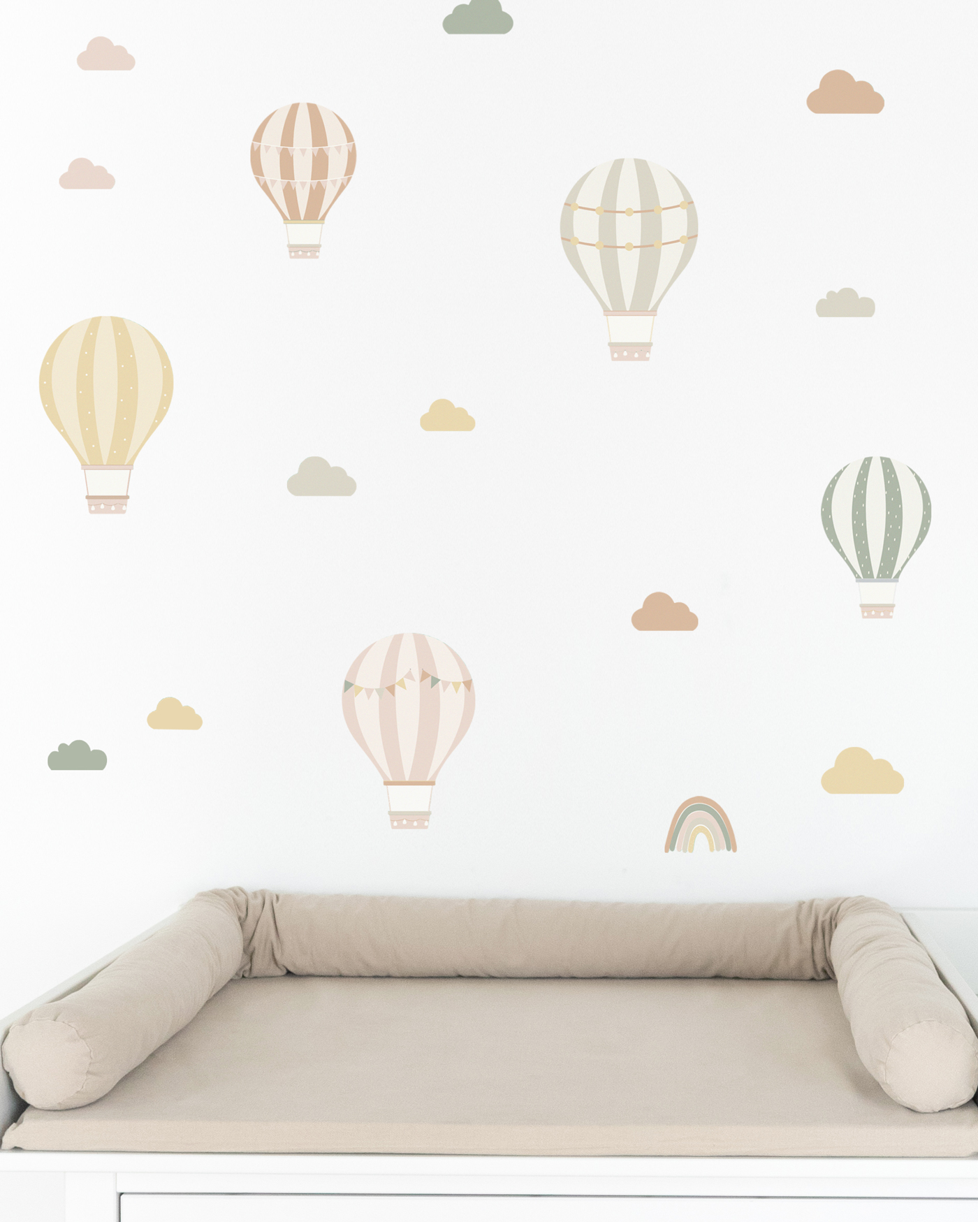 stickerset ballong beige eukalyptus 4