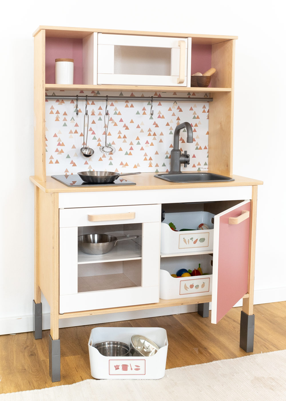 klebefolie ikea duktig kinderkueche trianglig rosenholz 01
