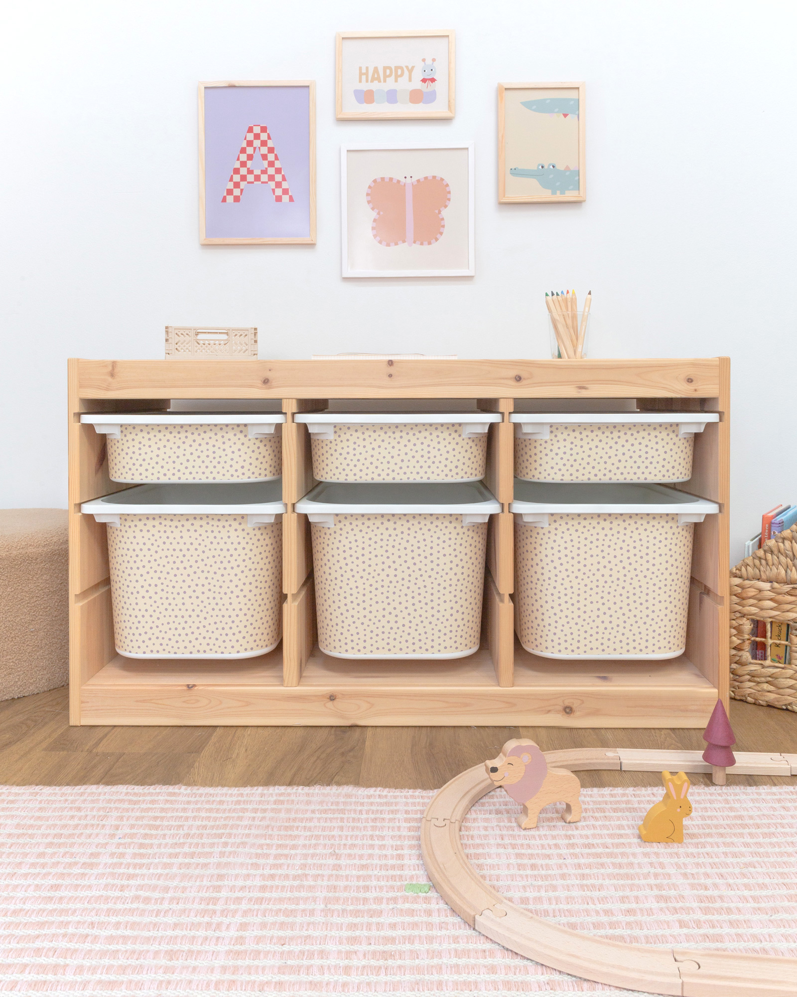 Klebefolie für IKEA TROFAST Boxen