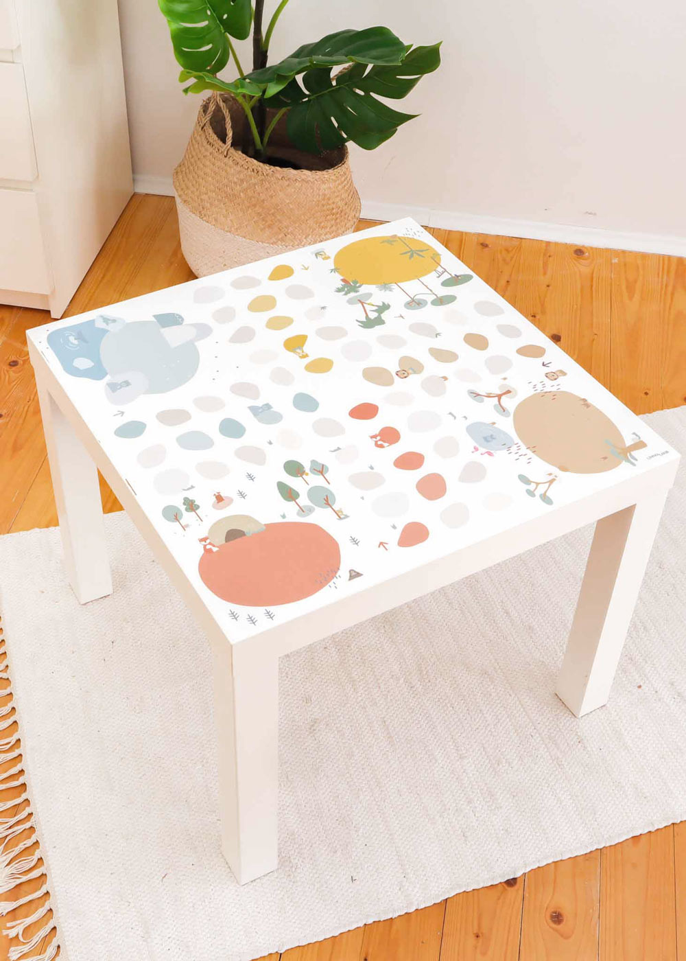 klebefolie ikea lack beistelltisch gesellig wuerfelspiel 55x55 1
