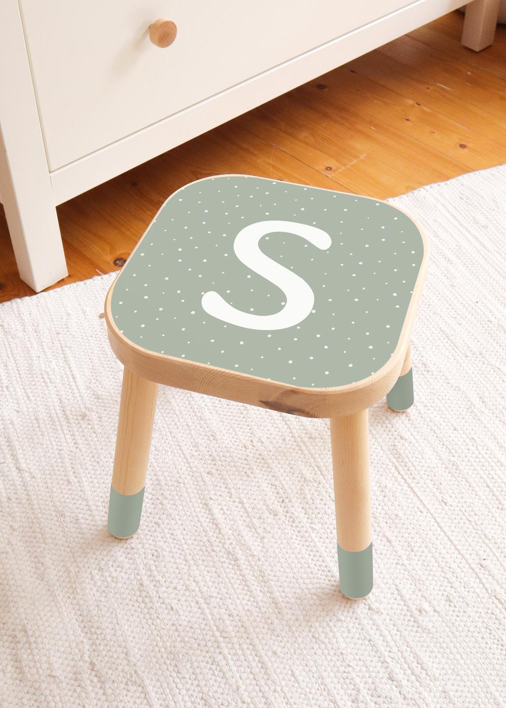 klebefolie ikea flisat kinderhocker alfabet eukalyptus 0