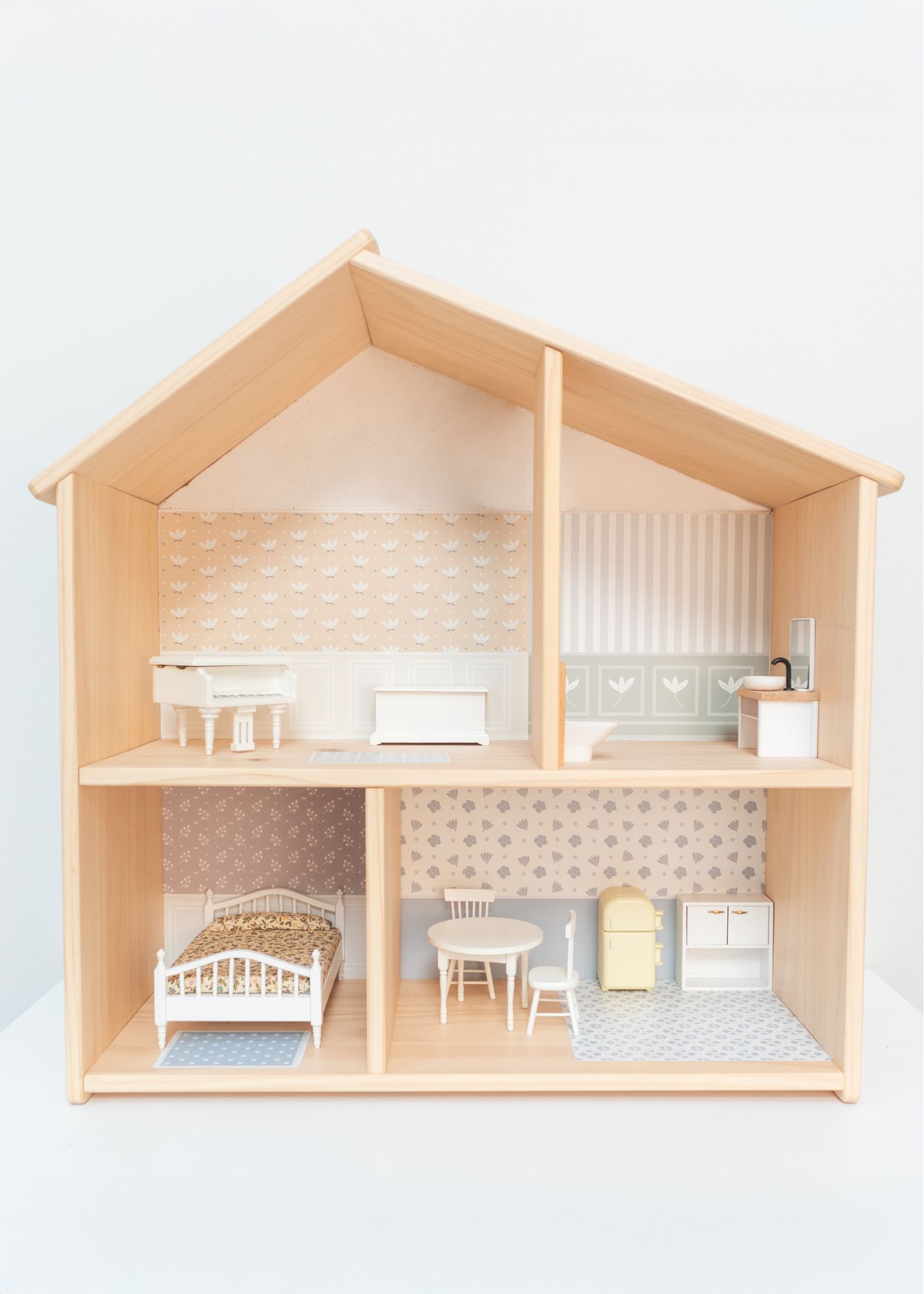 klebefolie ikea flisat puppenhaus tapete lille stuba nordischblau 0