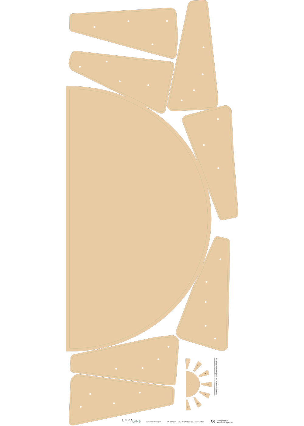 stickerset wand moebel solstrala cashew 3