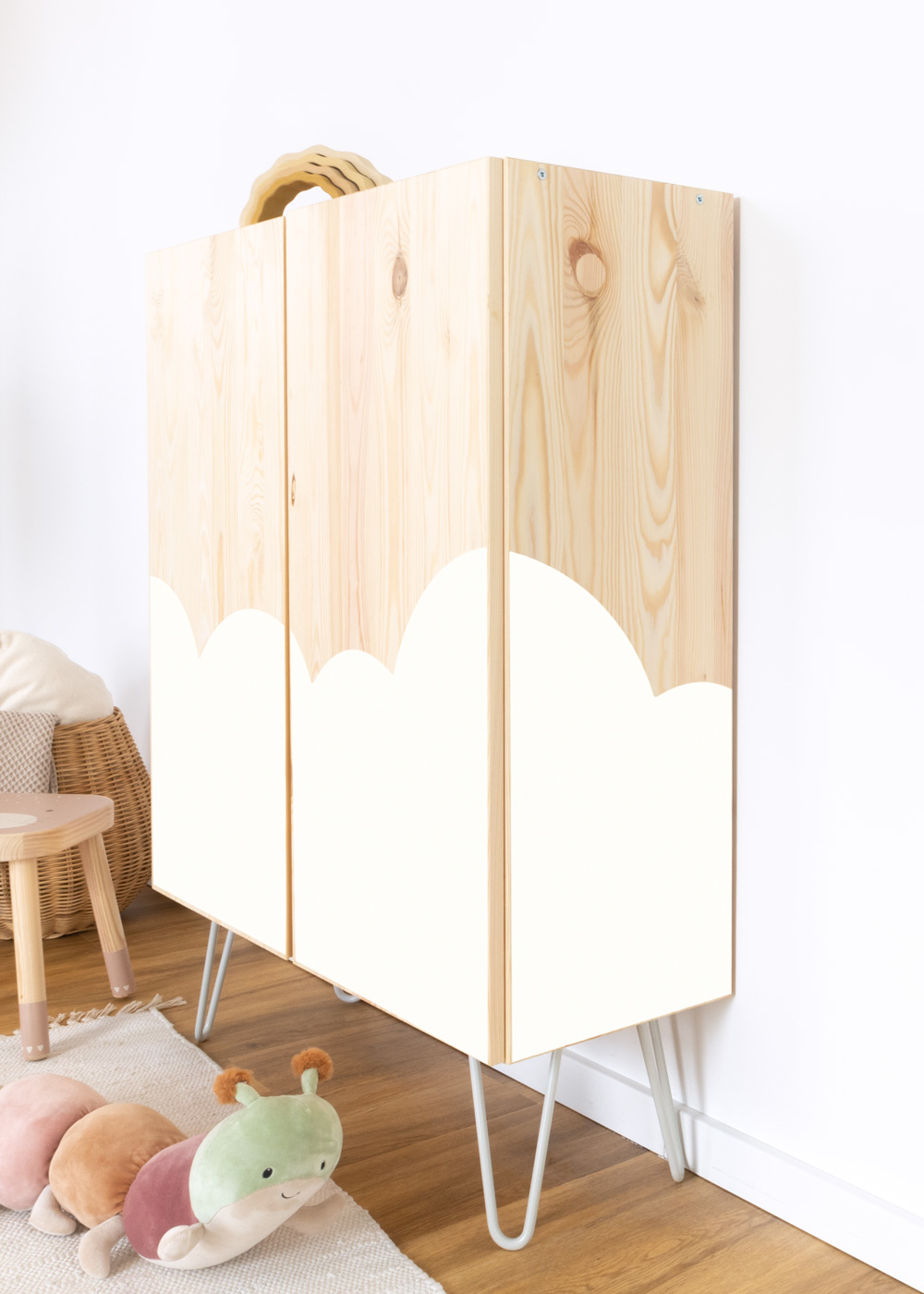 stickerset ikea ivar schrank wolkig weiss seite 30cm 0