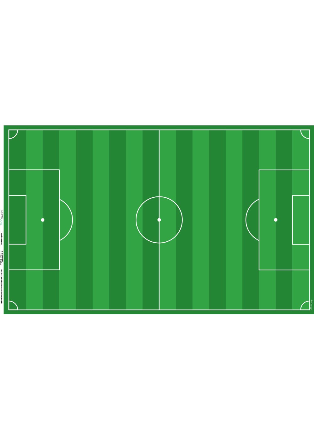 Ikea Lack Couchtisch Fußball grün 55x90 Druckvorlage