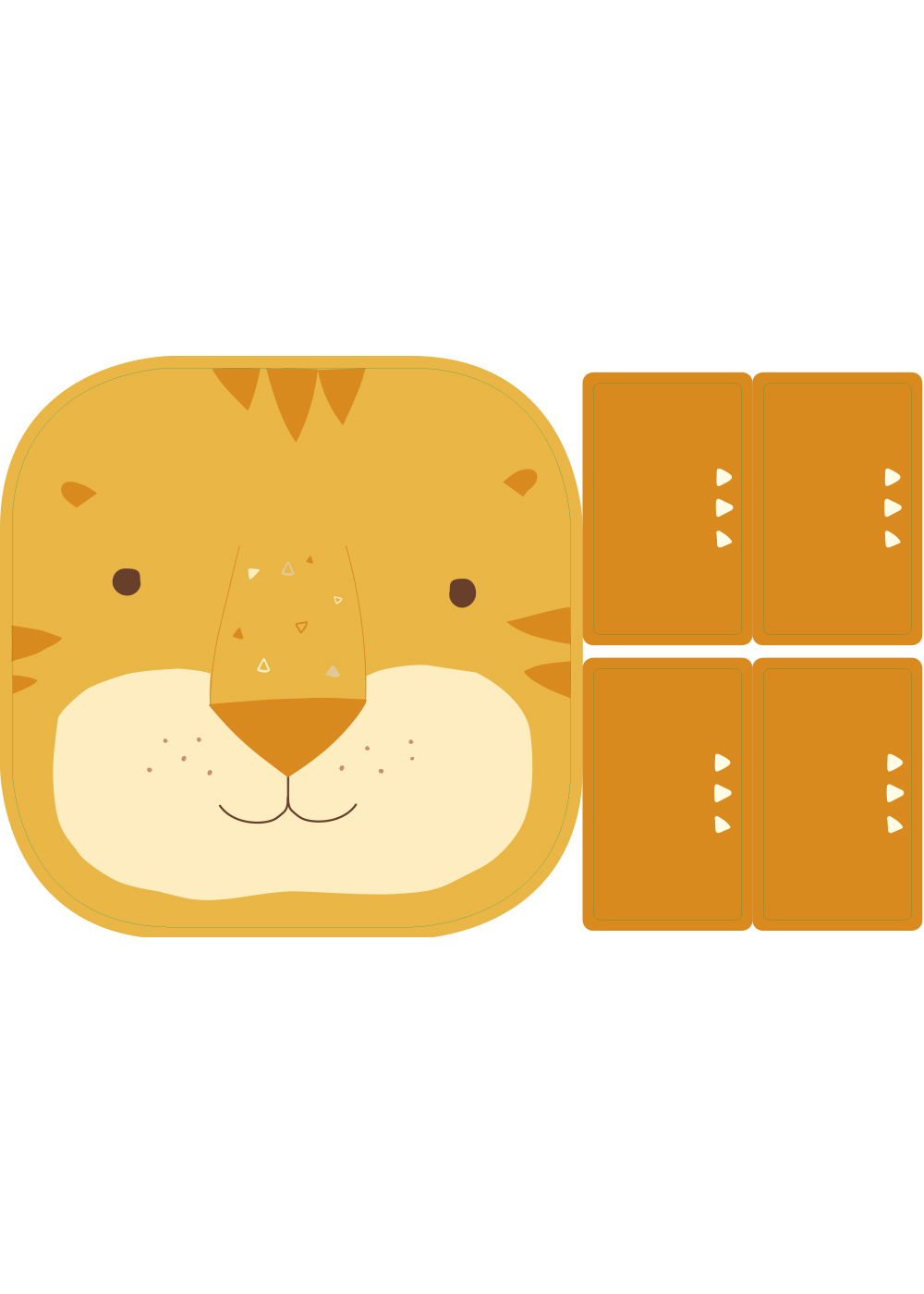 klebefolie ikea flisat kinderhocker tierig tiger 5