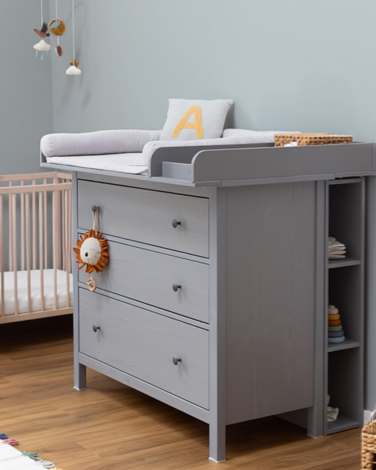 wickelkommode ikea hemnes 108 set grau premium soft grey 1