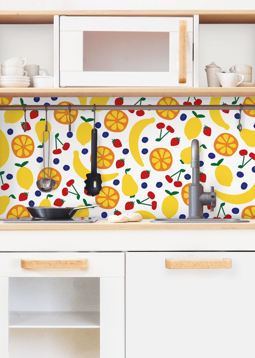 klebefolie ikea duktig kinderkueche kachla fruktig 00