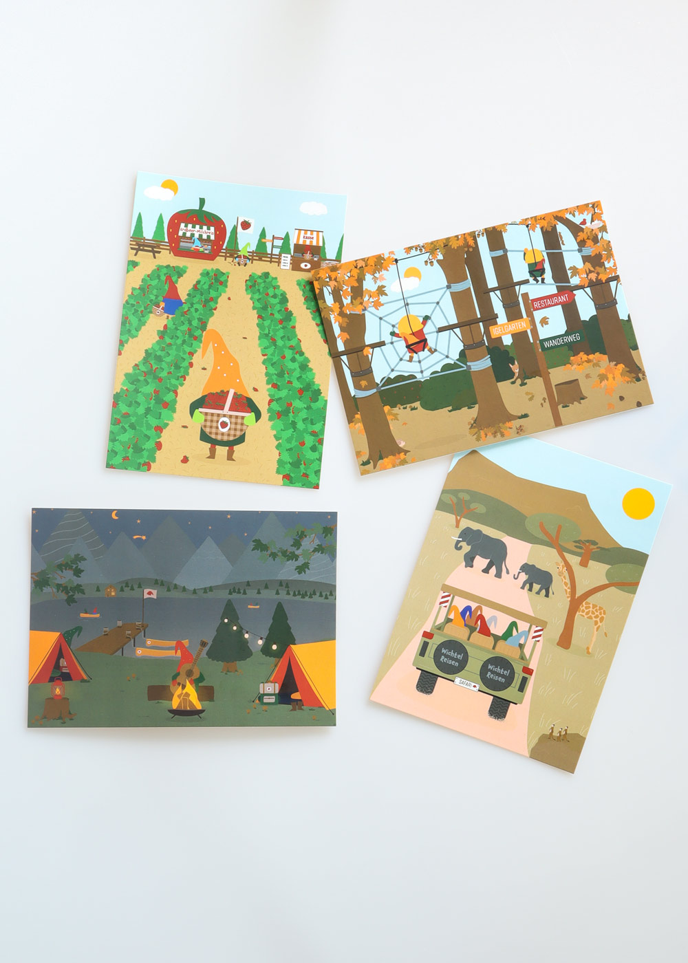 postkartenset wichtel rejse 2 08