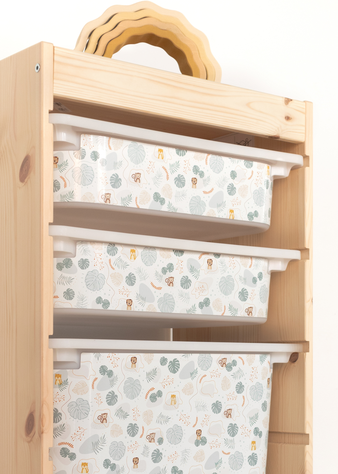 stickerset ikea trofast box klein tierig laengsseite safari muster 3 stickerset ikea trofast box klein tierig laengsseite safari muster