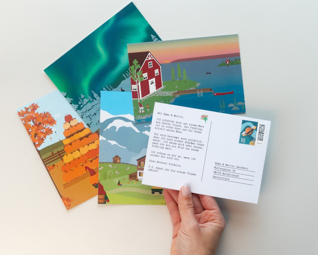 Weihnachtswichtel Postkarten Weihnachtswichtel Postkarten