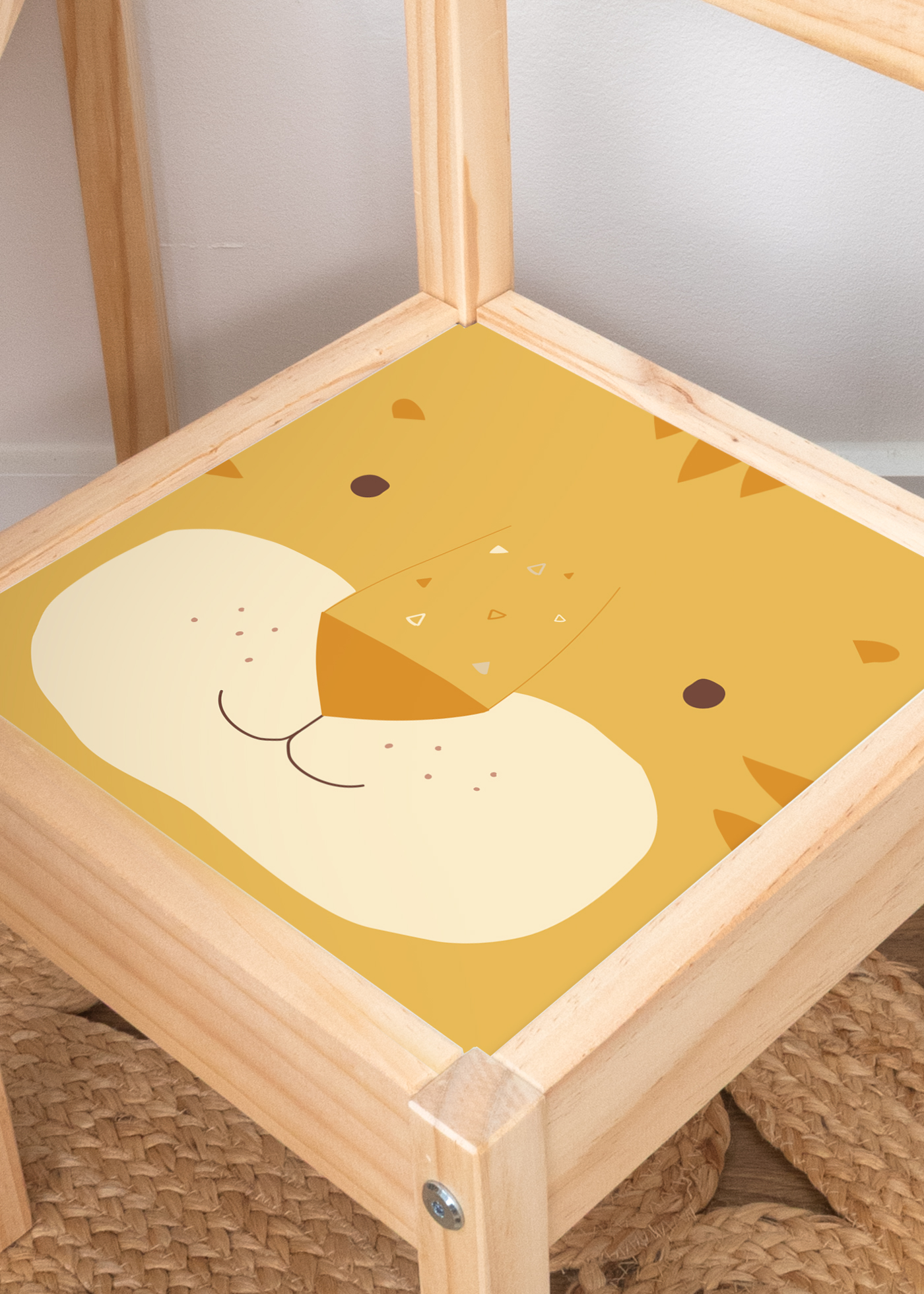 klebefolie ikea laett kinderstuhl tierig tiger 01 klebefolie ikea laett kinderstuhl tierig tiger 01