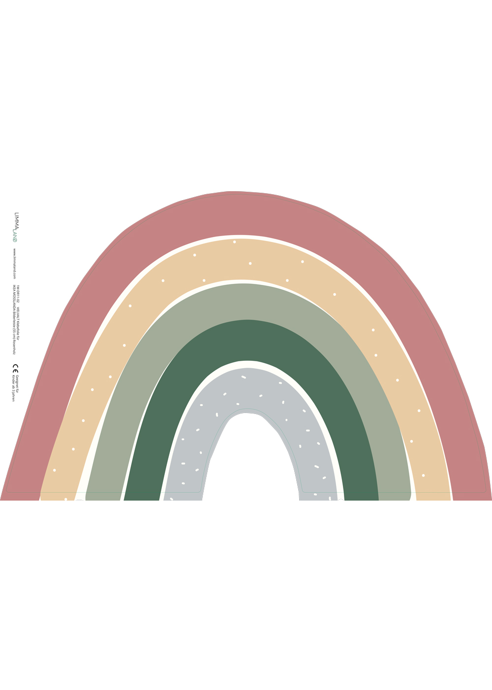 klebefolie ikea mosslanda bilderleiste vielfalt regenbogen rosenholz 3