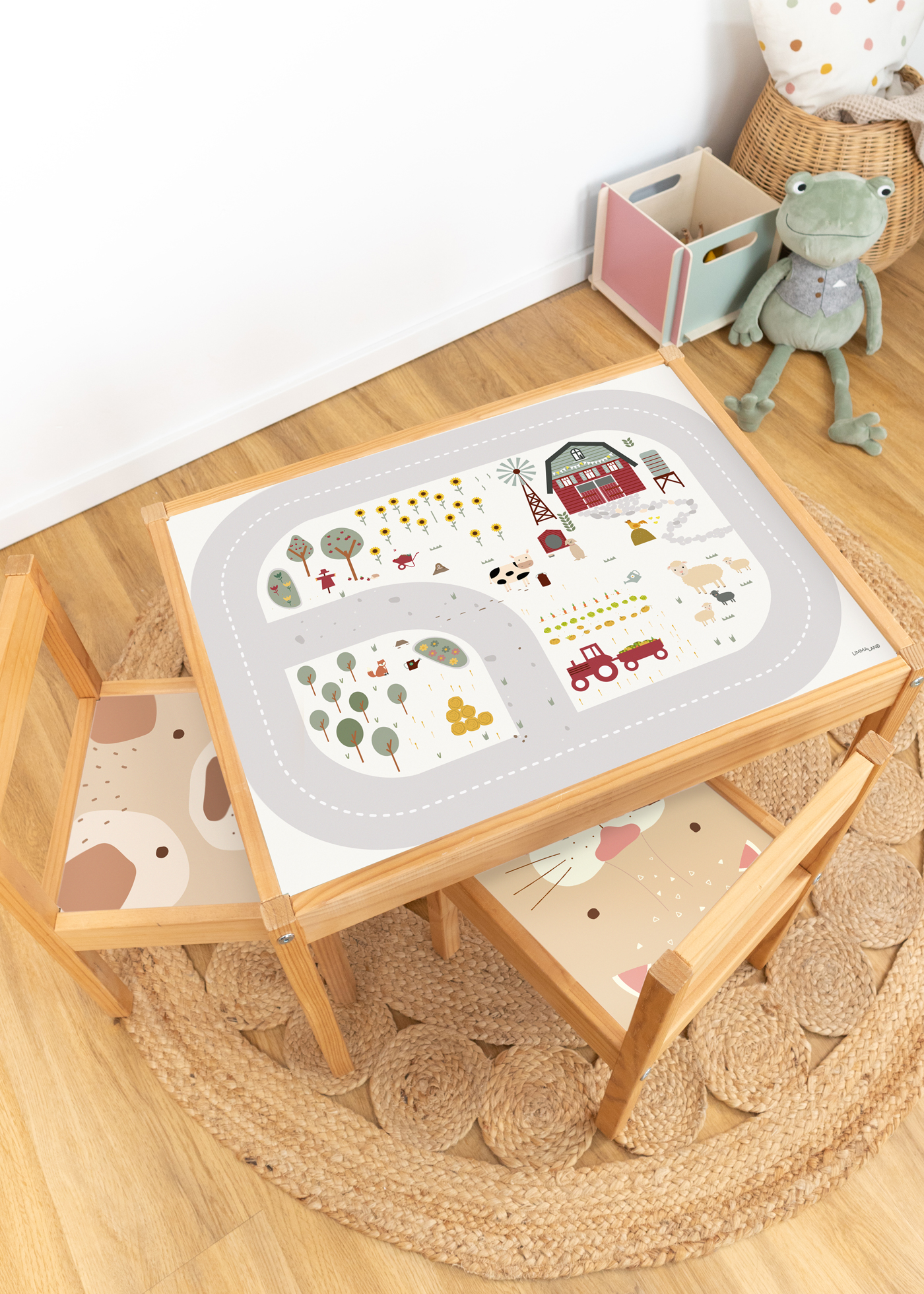 Klebefolie für IKEA LÄTT Kindertisch Klebefolie für IKEA LÄTT Kindertisch