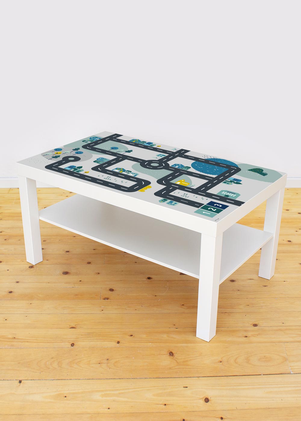 Ikea Lack Couchtisch Smastraat 78x118 Gesamtansicht