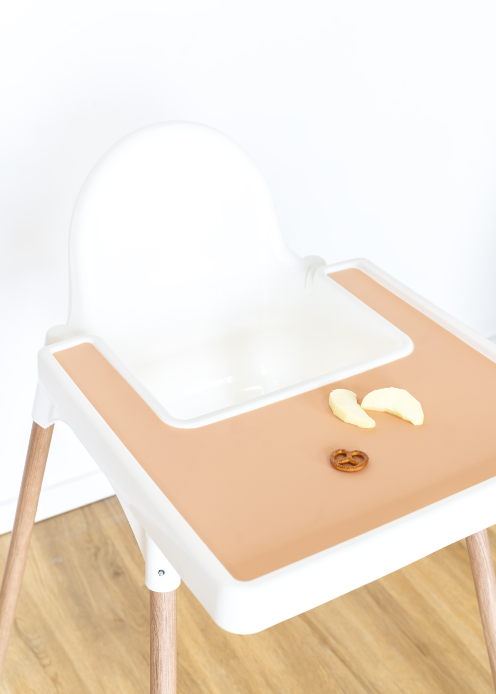 silikonmatte ikea antilop hochstuhl klecka mat apricot 4