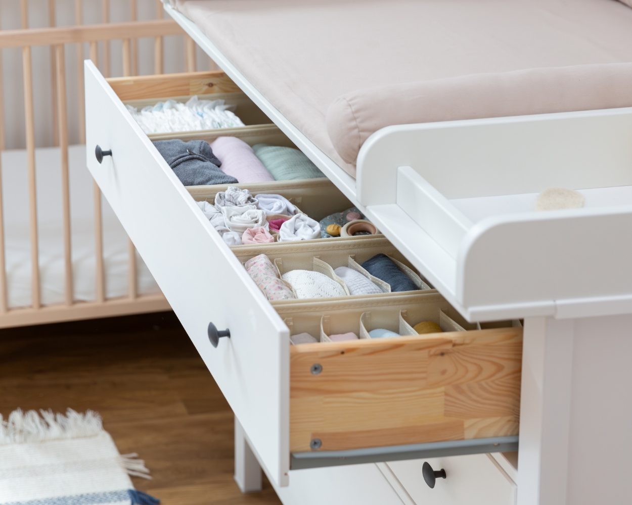 Organizer für die Wickelkommode