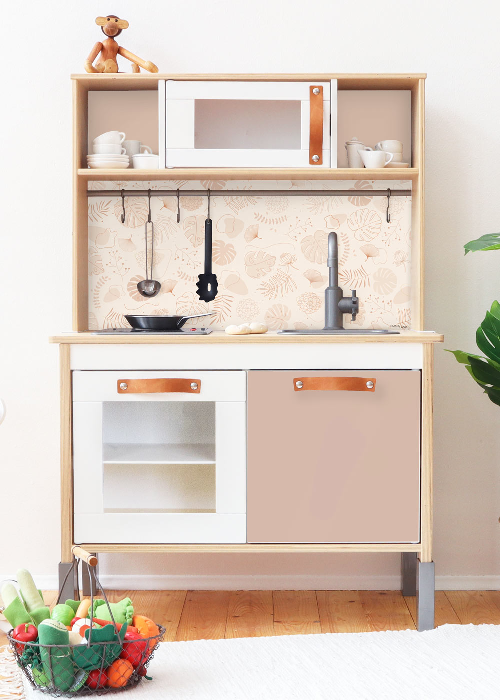 klebefolie ikea duktig kinderkueche monstera toffee 0