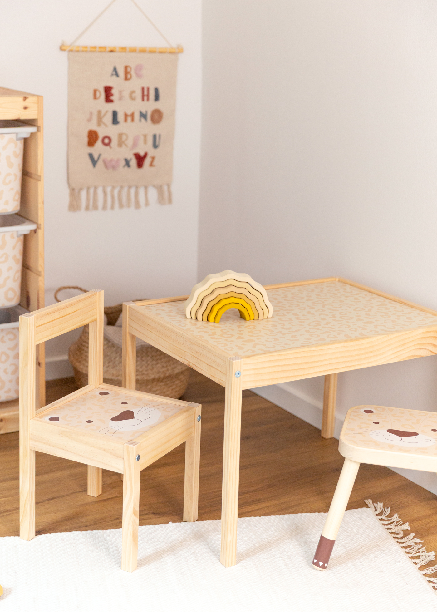klebefolie ikea flisat kindertisch leo 3