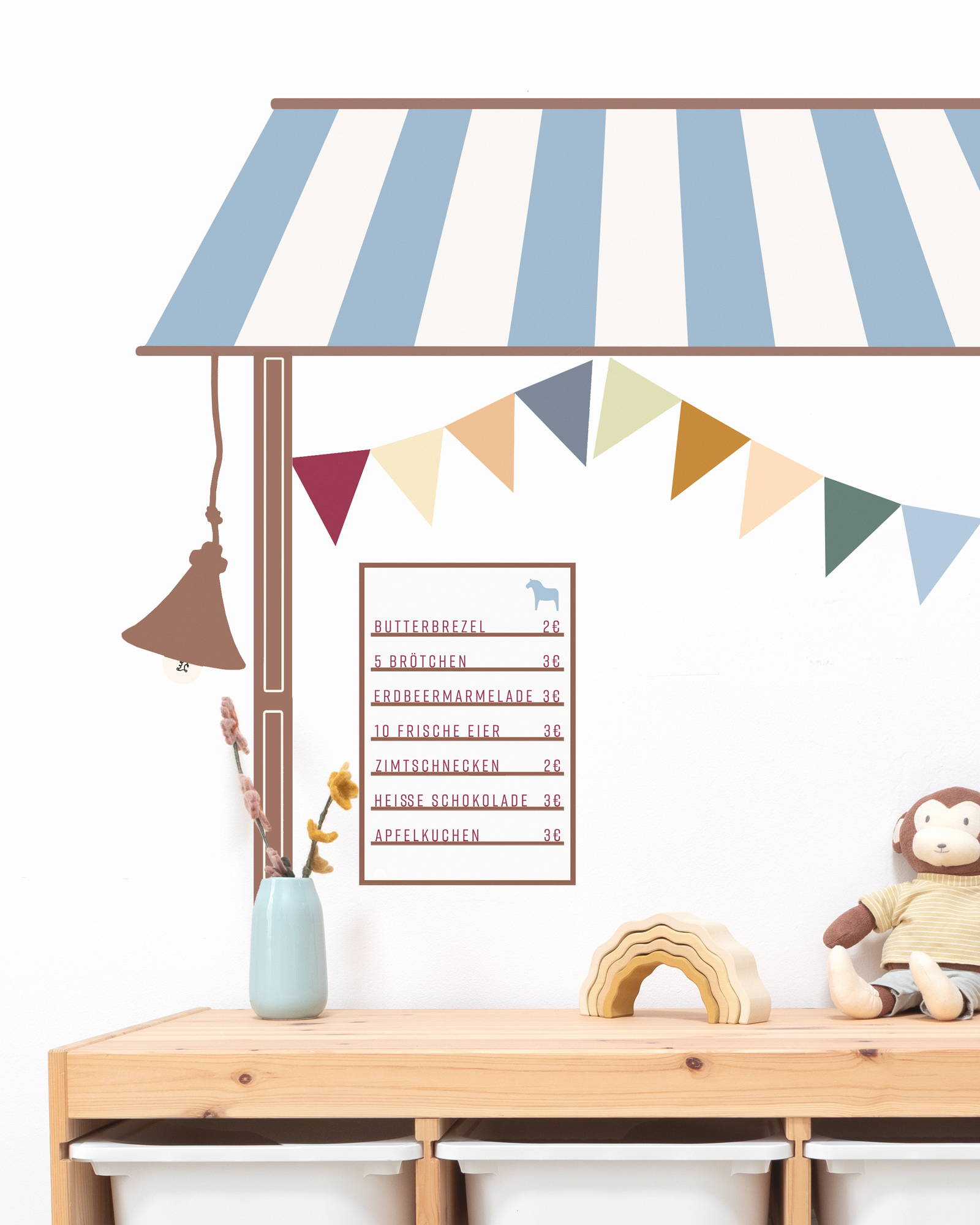 klebefolie diy kaufladen lille bud nordisch blau 1