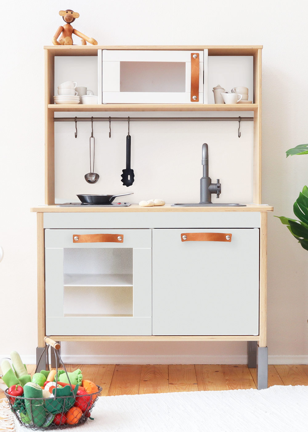 klebefolie ikea duktig kinderkueche frontli steingrau 0
