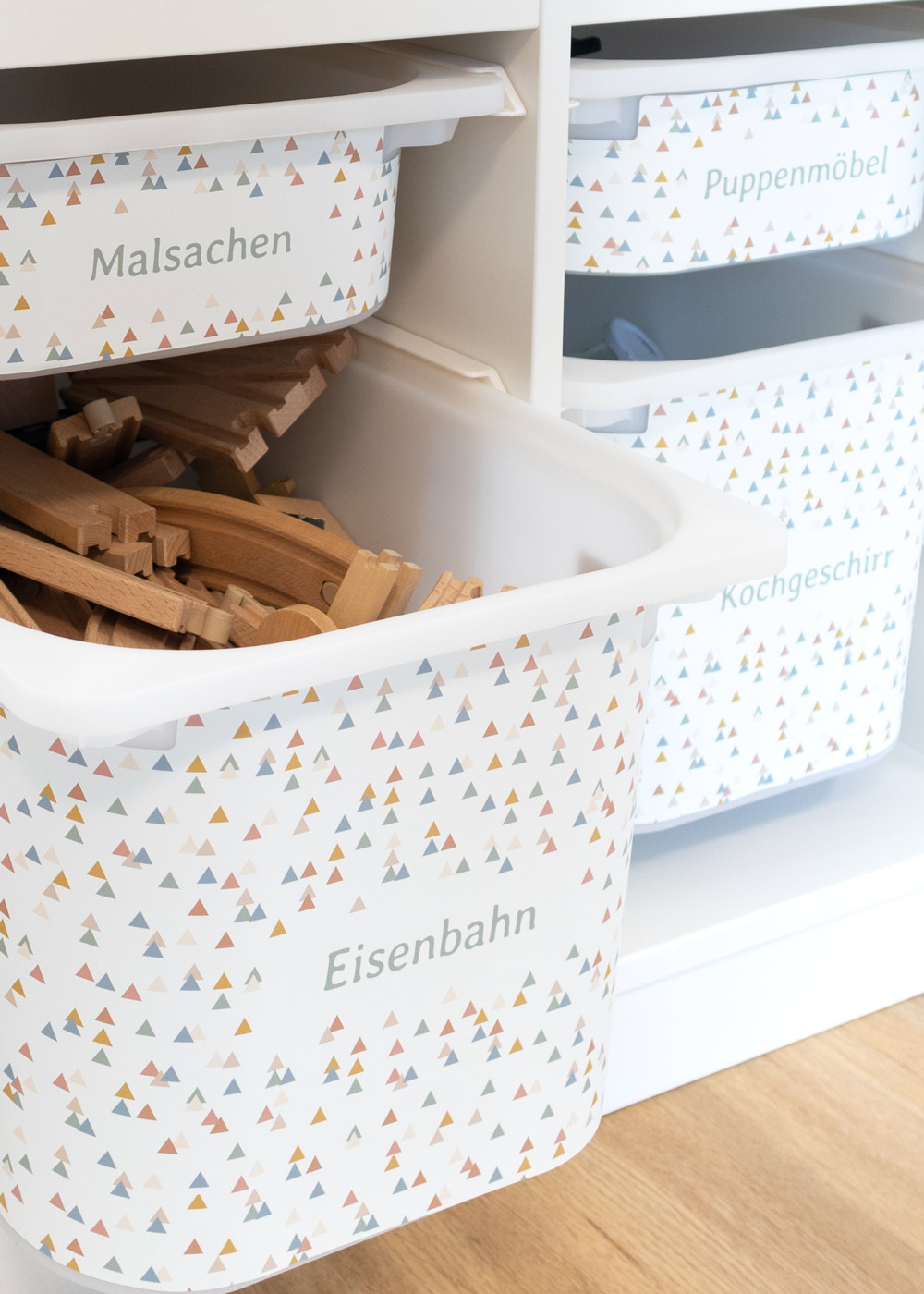 stickerset ikea trofast box mittel trianglig 1