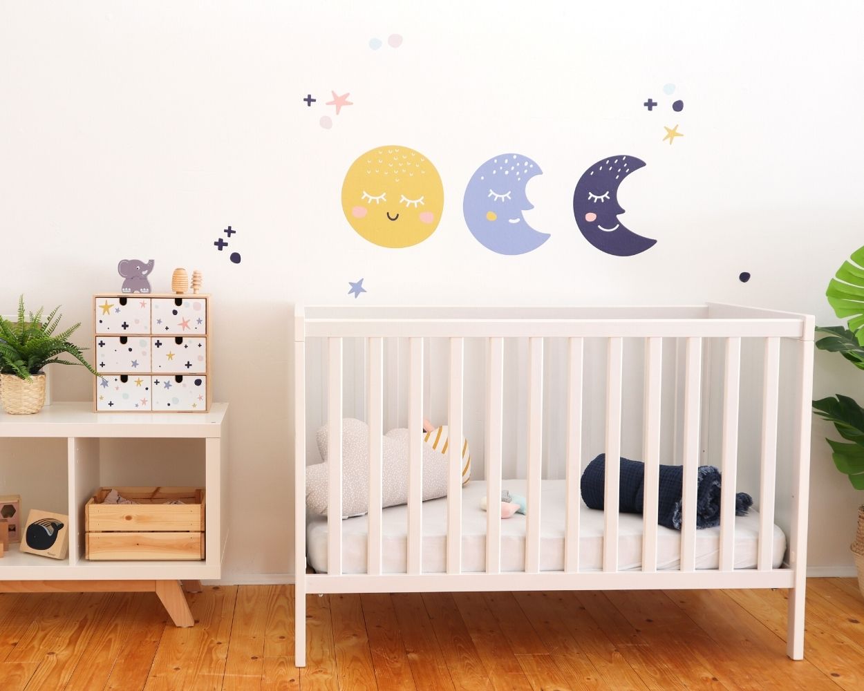 Babyzimmer Wandgestaltung Mond Babyzimmer Wandgestaltung Mond