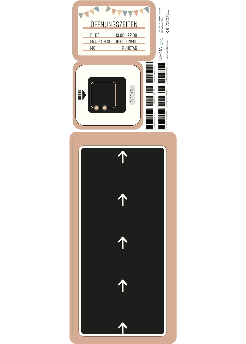 stickerset zubehoer ikea kaufladen kassa toffee 99 stickerset zubehoer ikea kaufladen kassa toffee 99