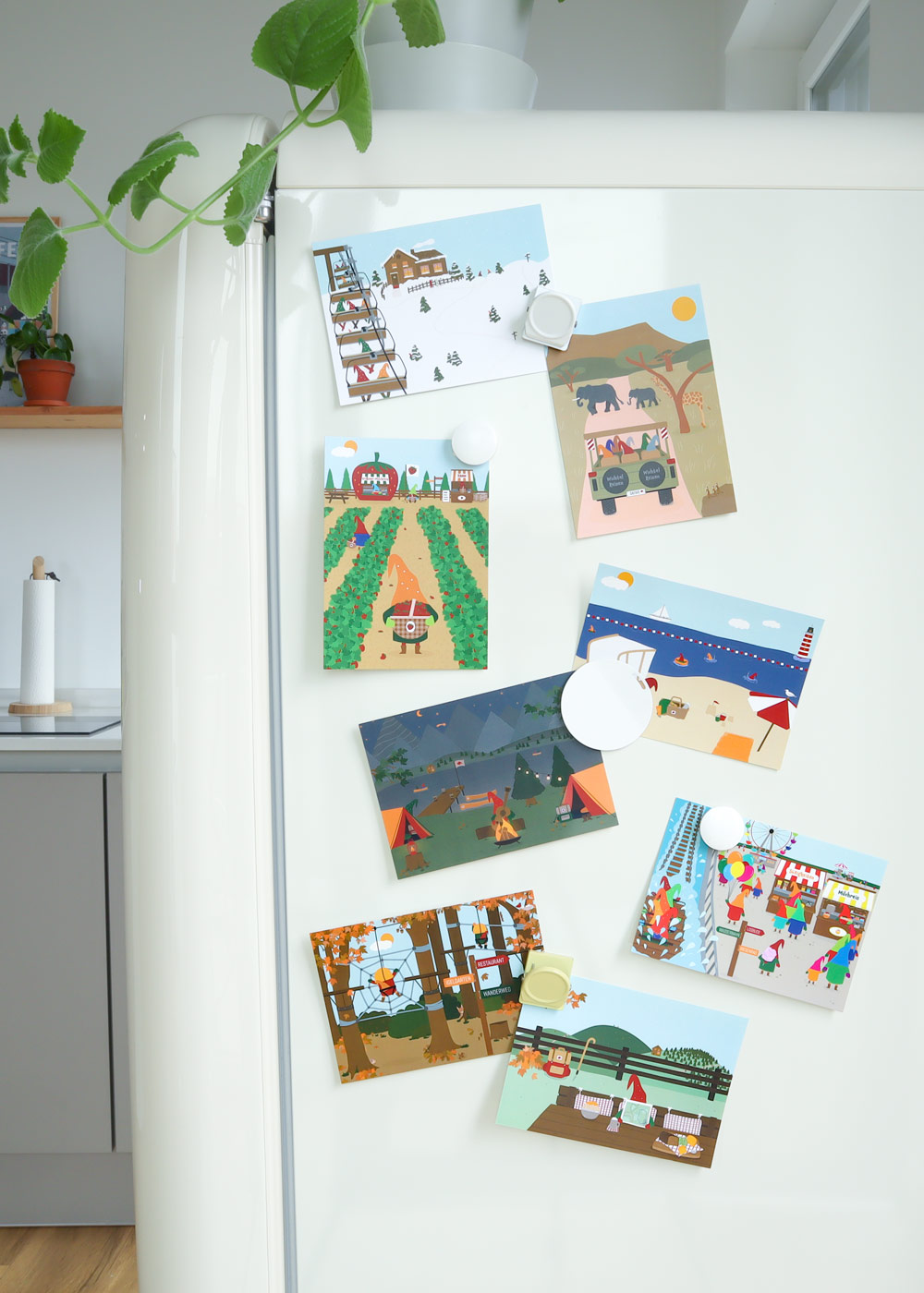 postkartenset wichtel rejse 2 07