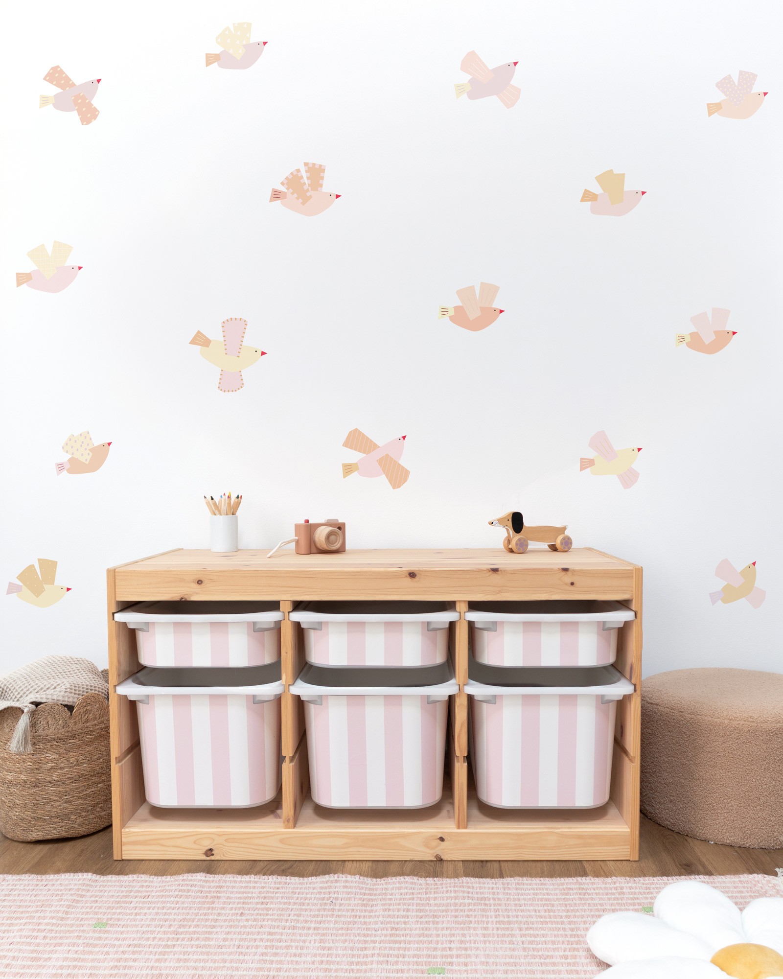 stickerset 15 teilig voegli apricot mauve 3