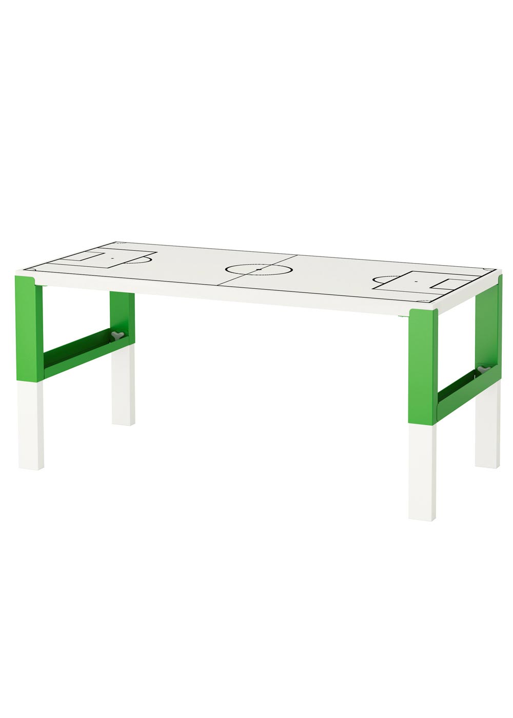 Ikea Pahl Kinderschreibtisch Fussballfeld weiss 