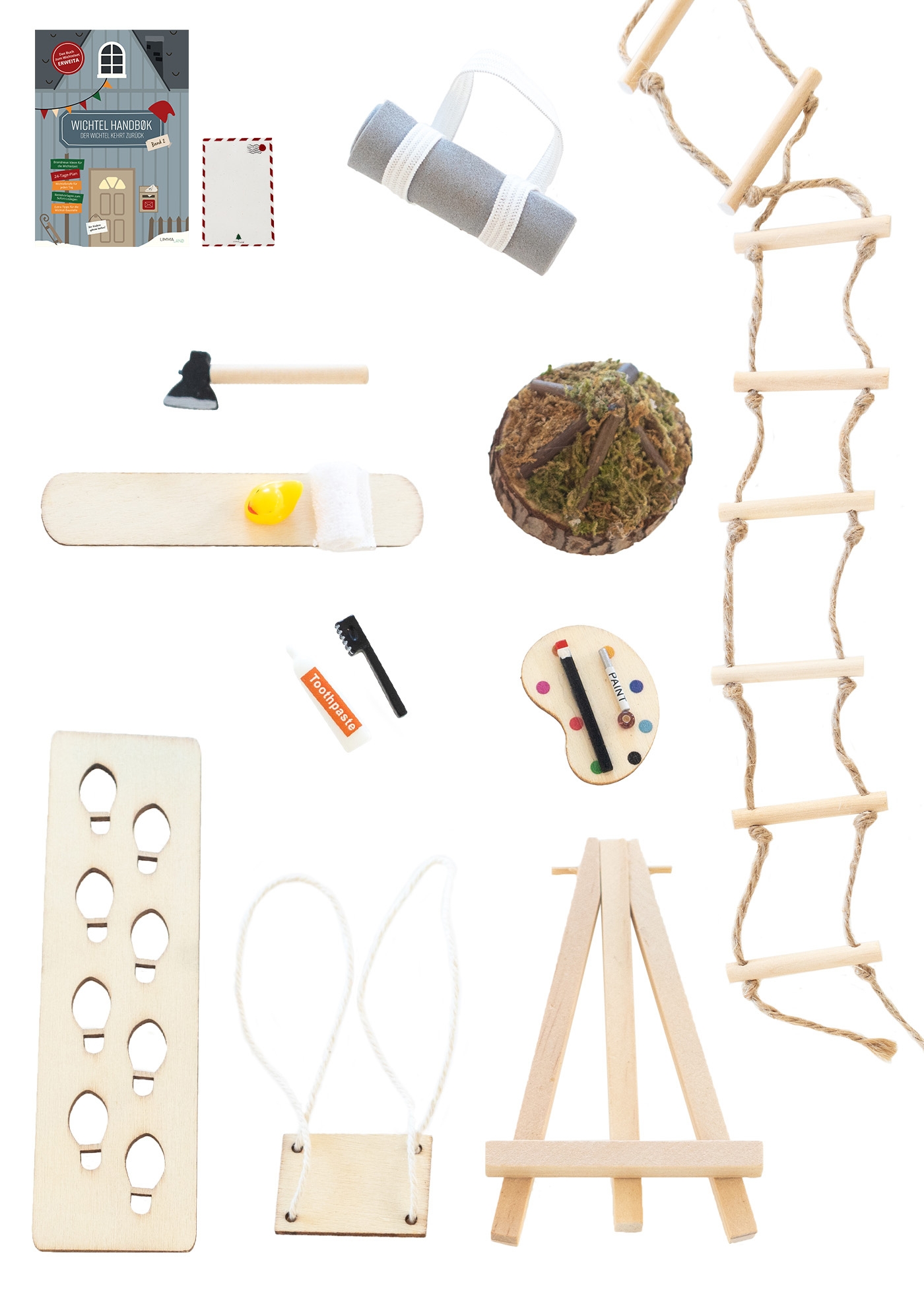 Wichtelset Flatlay ERWEITA Wichtelset Flatlay ERWEITA