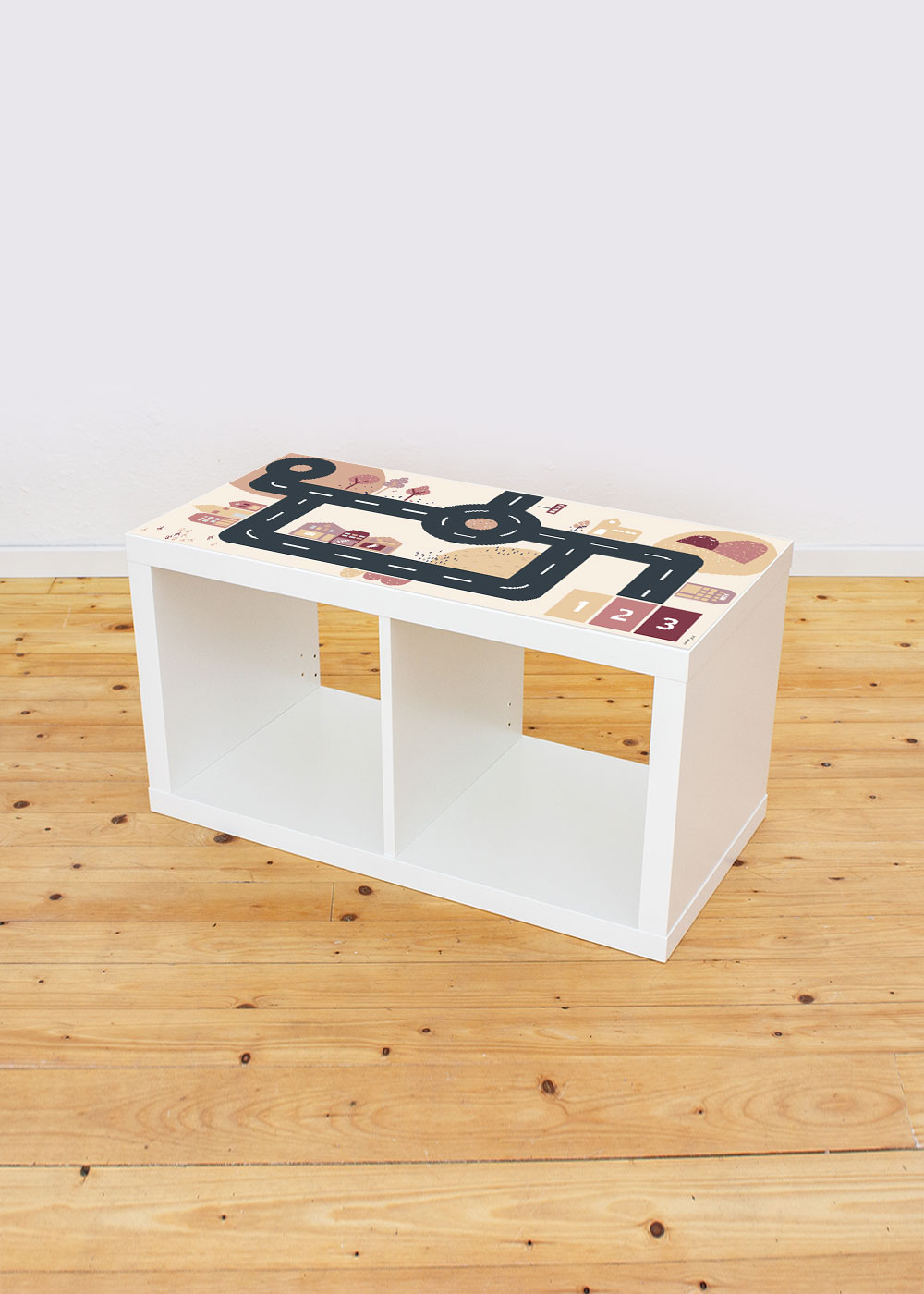 klebefolie ikea kallax regal smastraat rosa beige 2fach 1