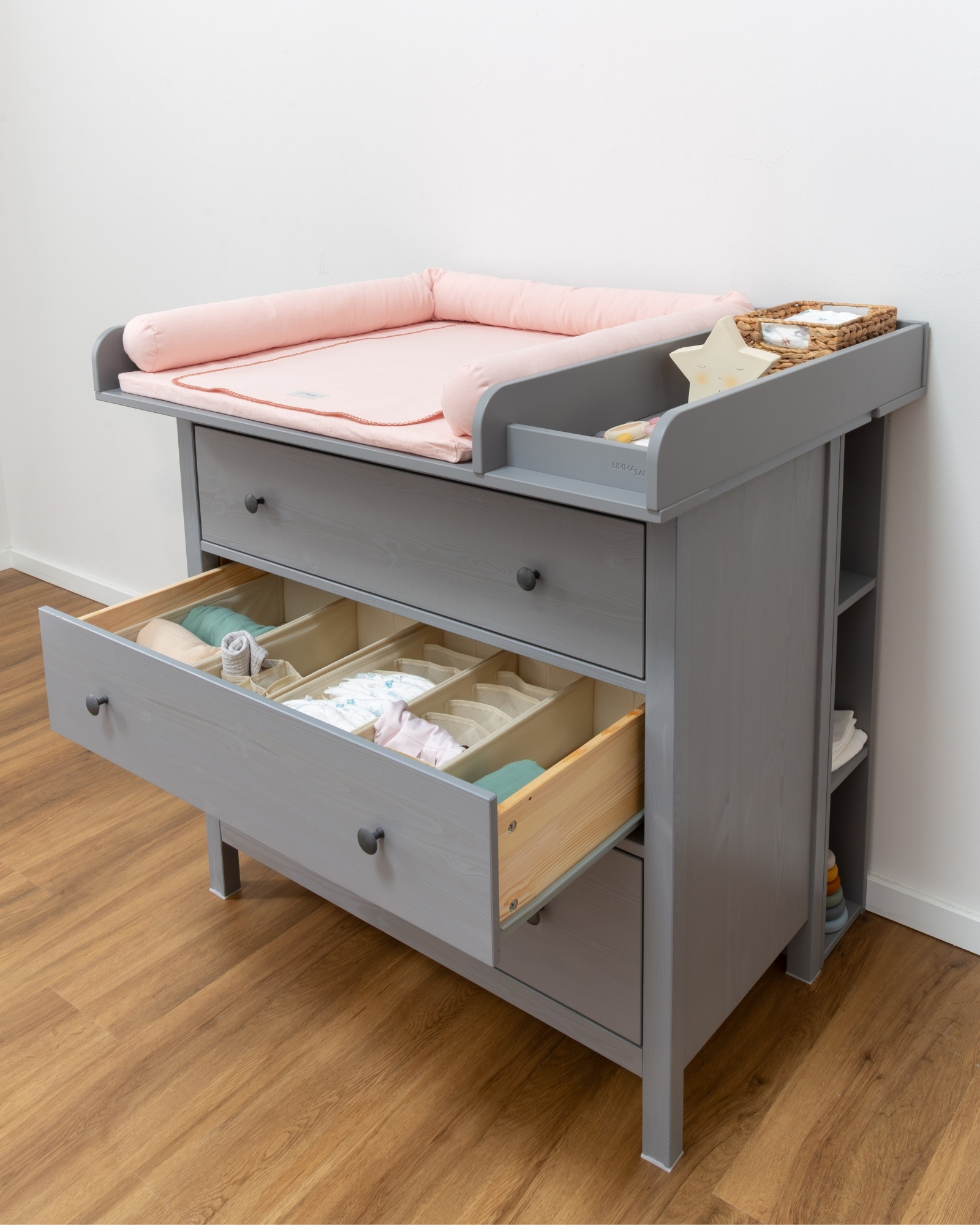 wickelkommode ikea hemnes 108 set grau premium blush 20